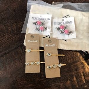 Madewell hair Bobby pin accessories for woman and Medusa’s heirlooms hair clips